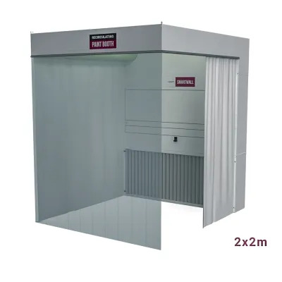 Recirculation Paint Booth wheel repair equipment